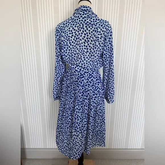 Vintage Givenchy Sport 3 Piece Skirt Set Blue Floral Print Women’s Size 8 - Picture 2 of 11